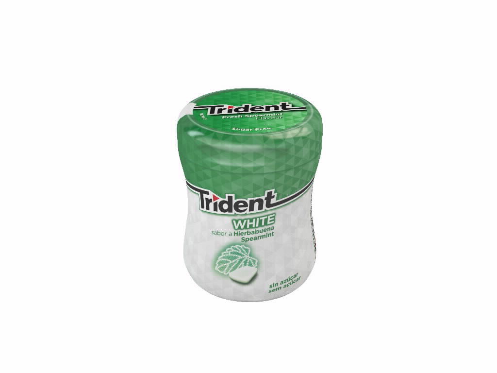 Pastilhas Trident Elásticas Bottle White Spearmint 82.6g