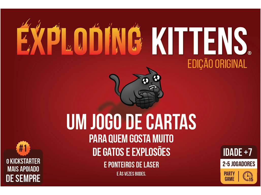 Exploding Kittens Mebo Games Jogo Tabuleiro