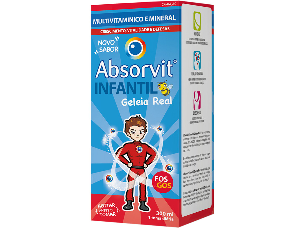 Absorvit Infantil Geleia Real 300ml