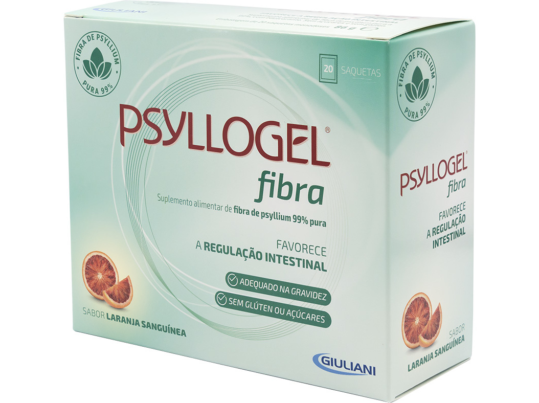 Suplemento Psyllogel Laranja Sanguinea 20saq