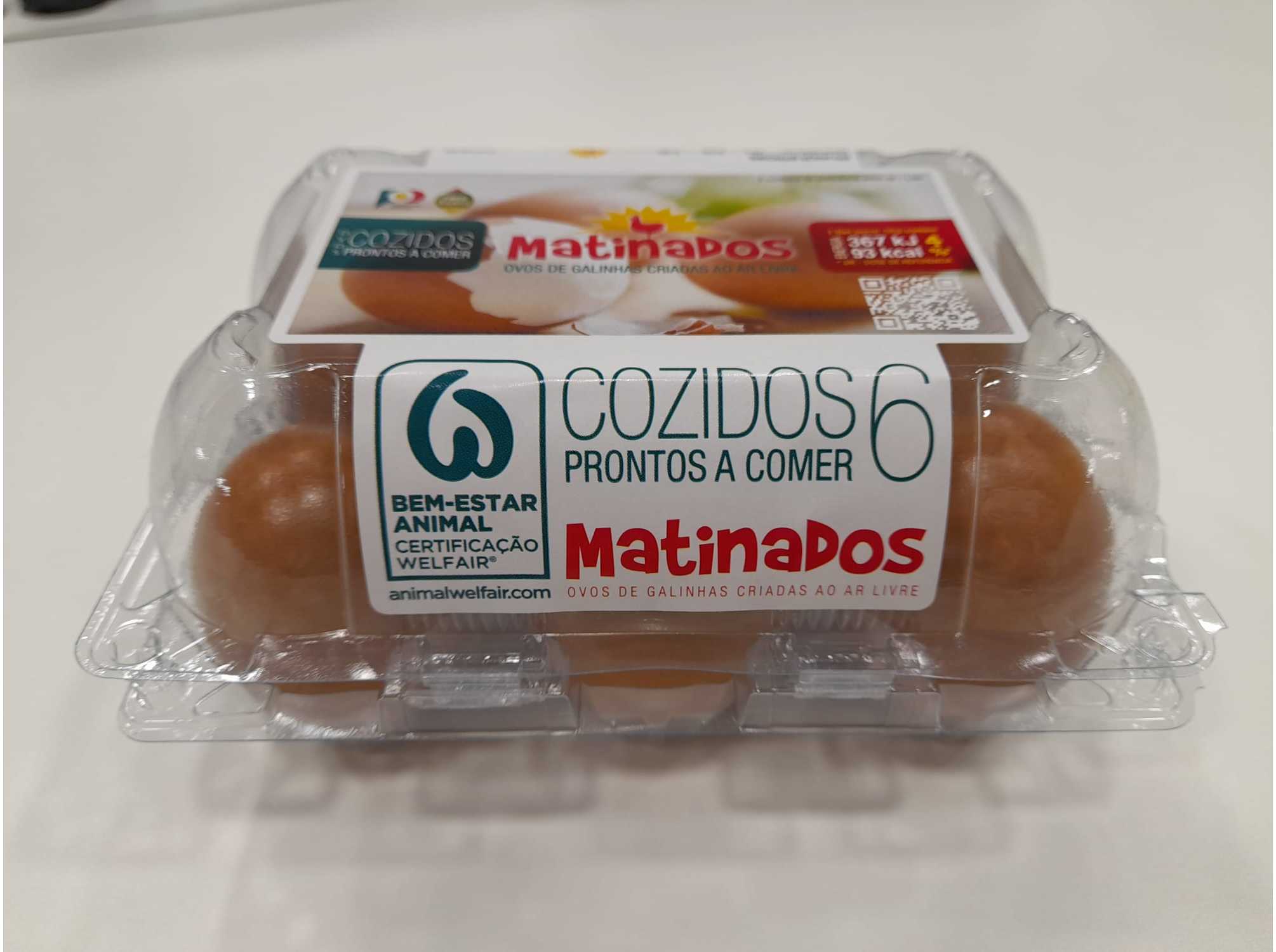 Ovos Cozidos Matinados 1/2 Dúzia