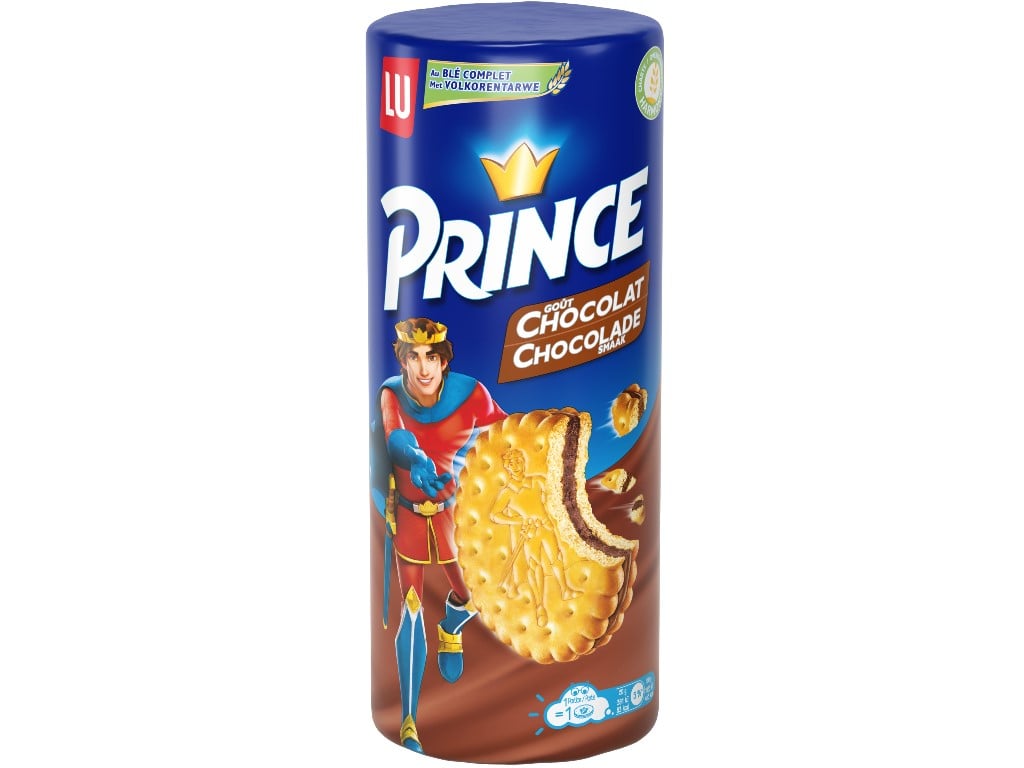 Bolacha Prince Recheada Sandwich Chocolate 300g