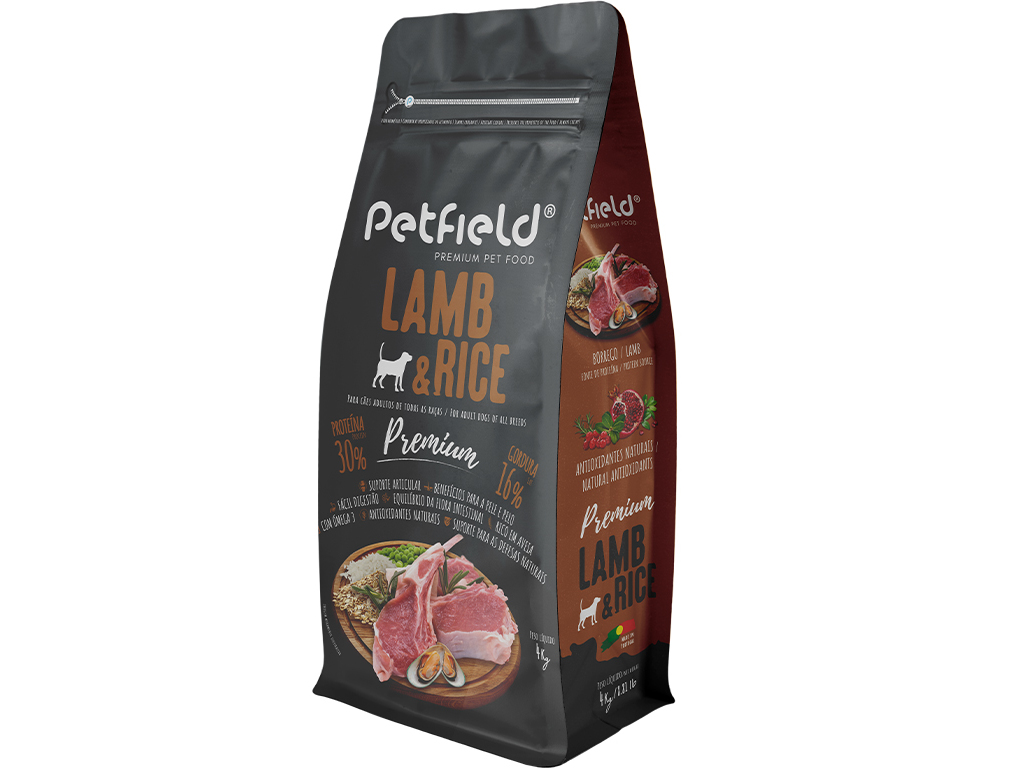 Premium Lamb & Rice 4 KG Petfield