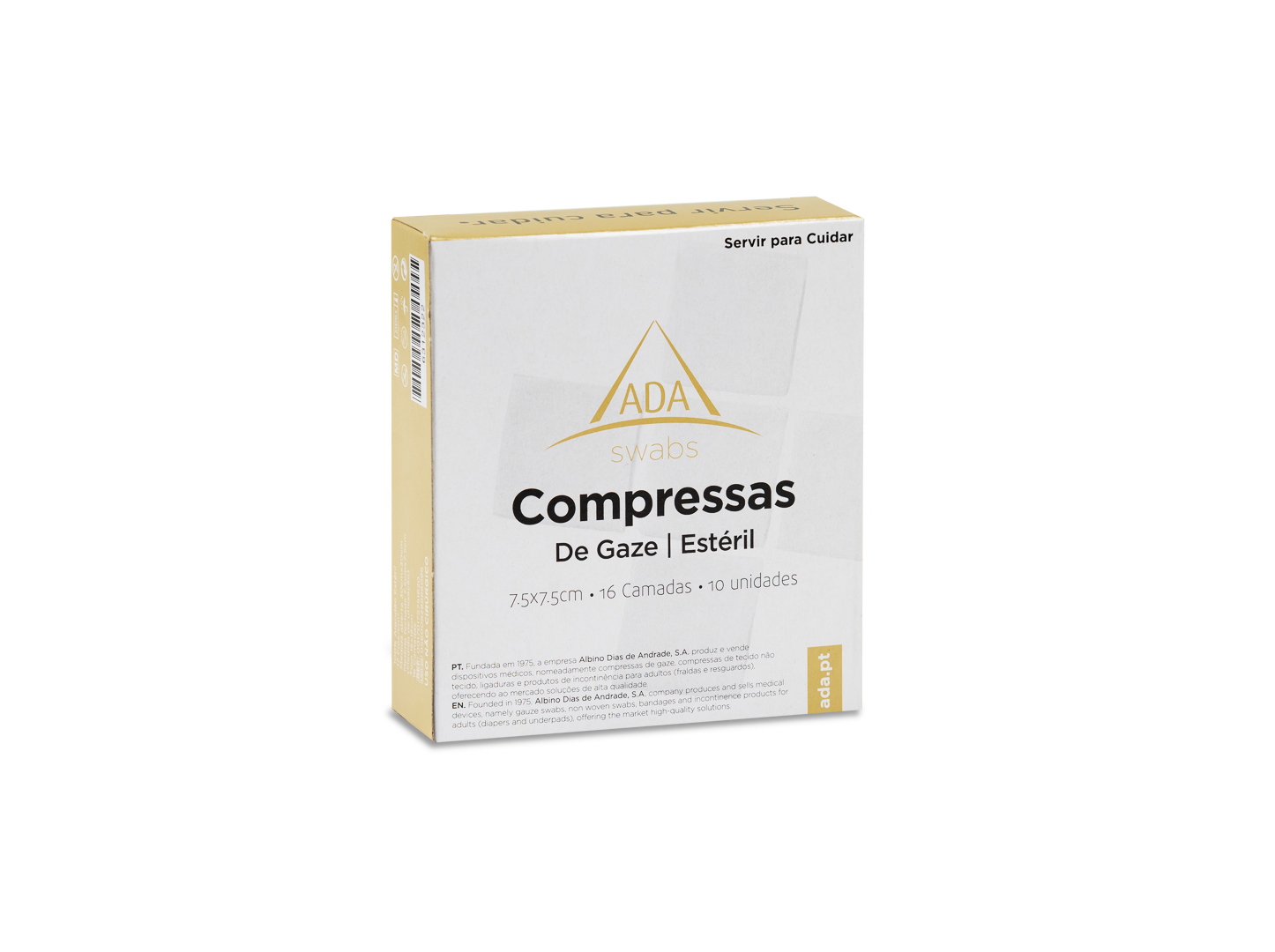 Compressa Ada Gaze Esterilizada 15x15 10un