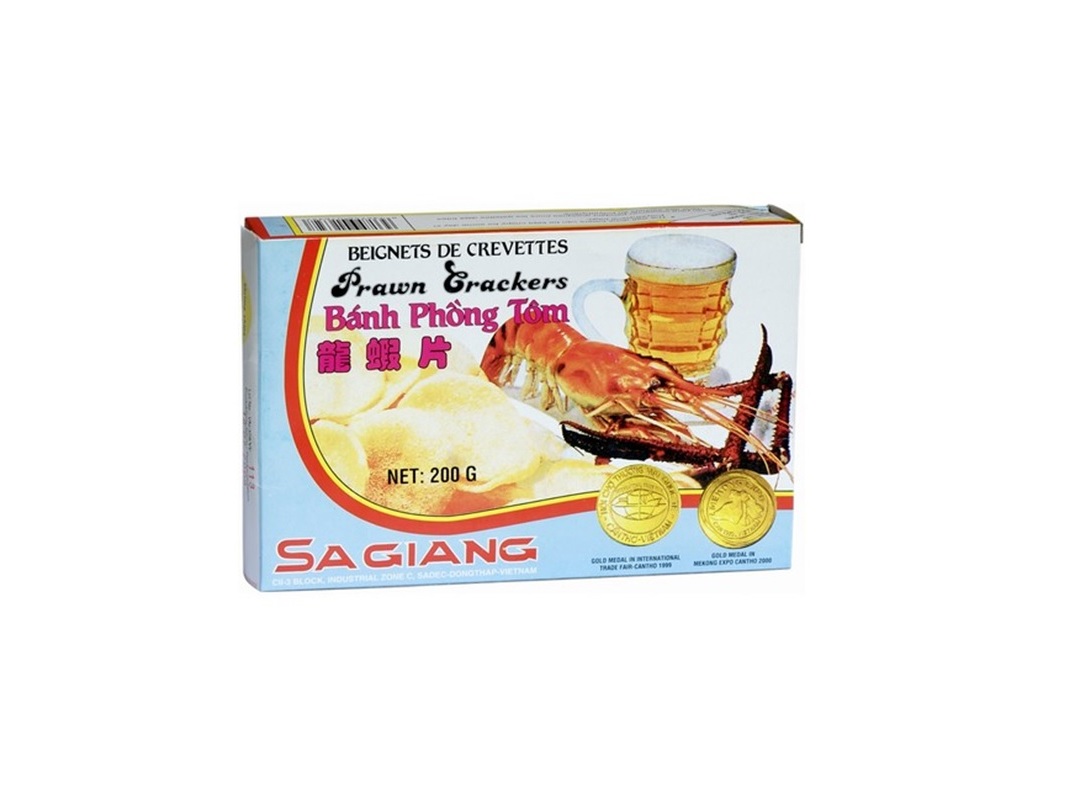 Hóstias Sagiang Crackers De Camarão 200g