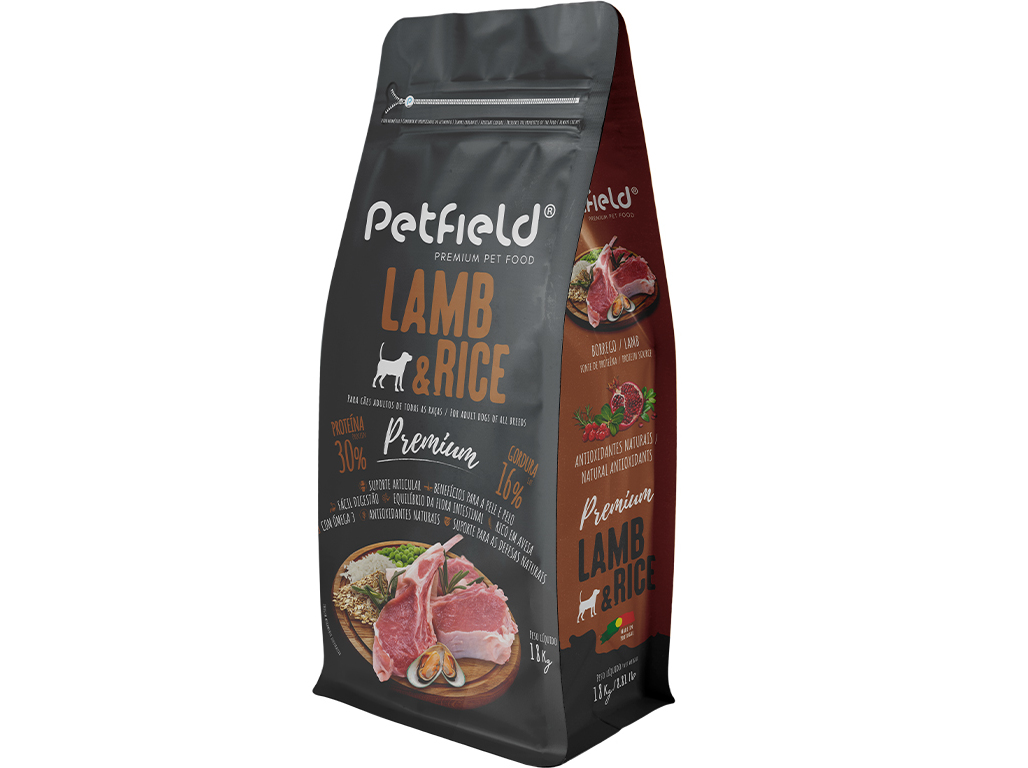 Premium Lamb & Rice 18 KG Petfield