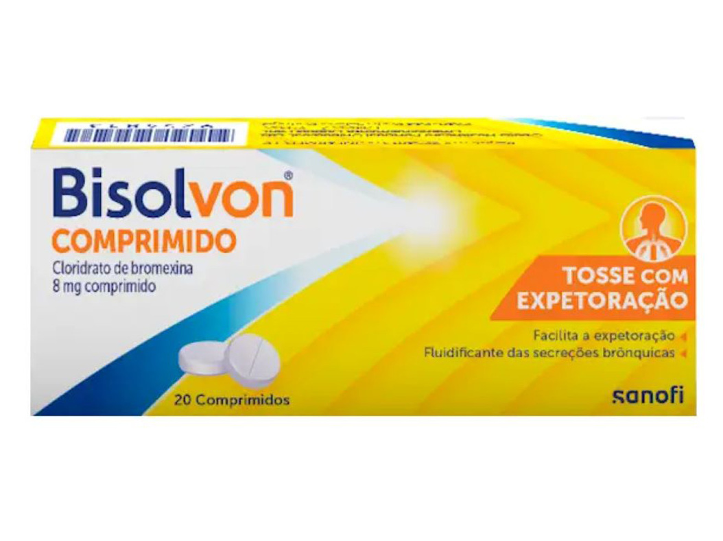 Comprimidos Bisolvon 8mg 20un