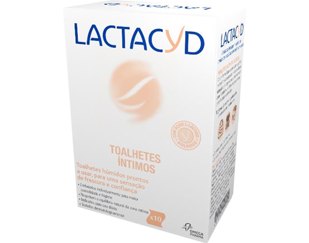 Lactacyd Intimo Toalhetes 10 unidades