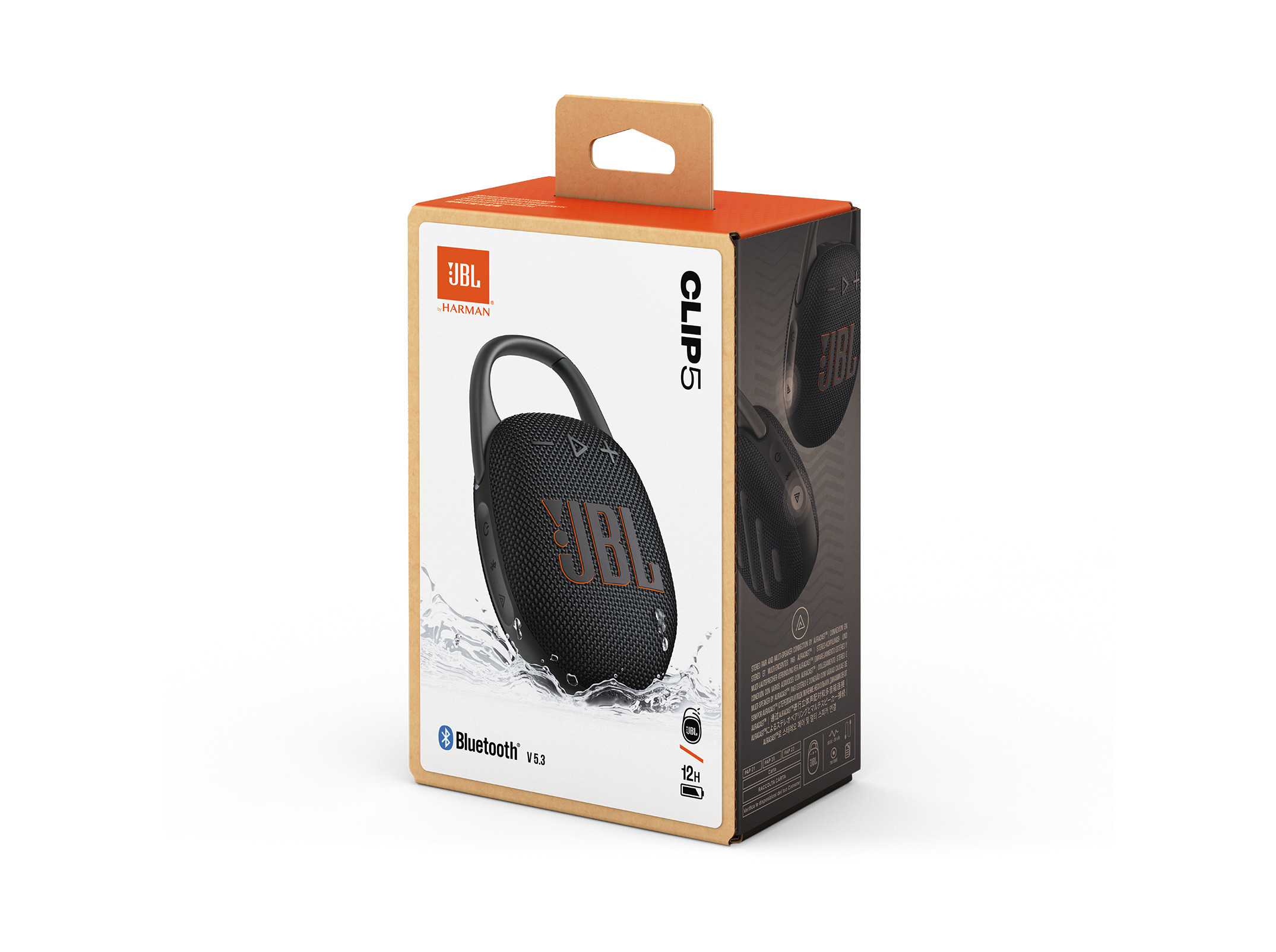 Coluna Portatil Jbl Clip 5 Preto