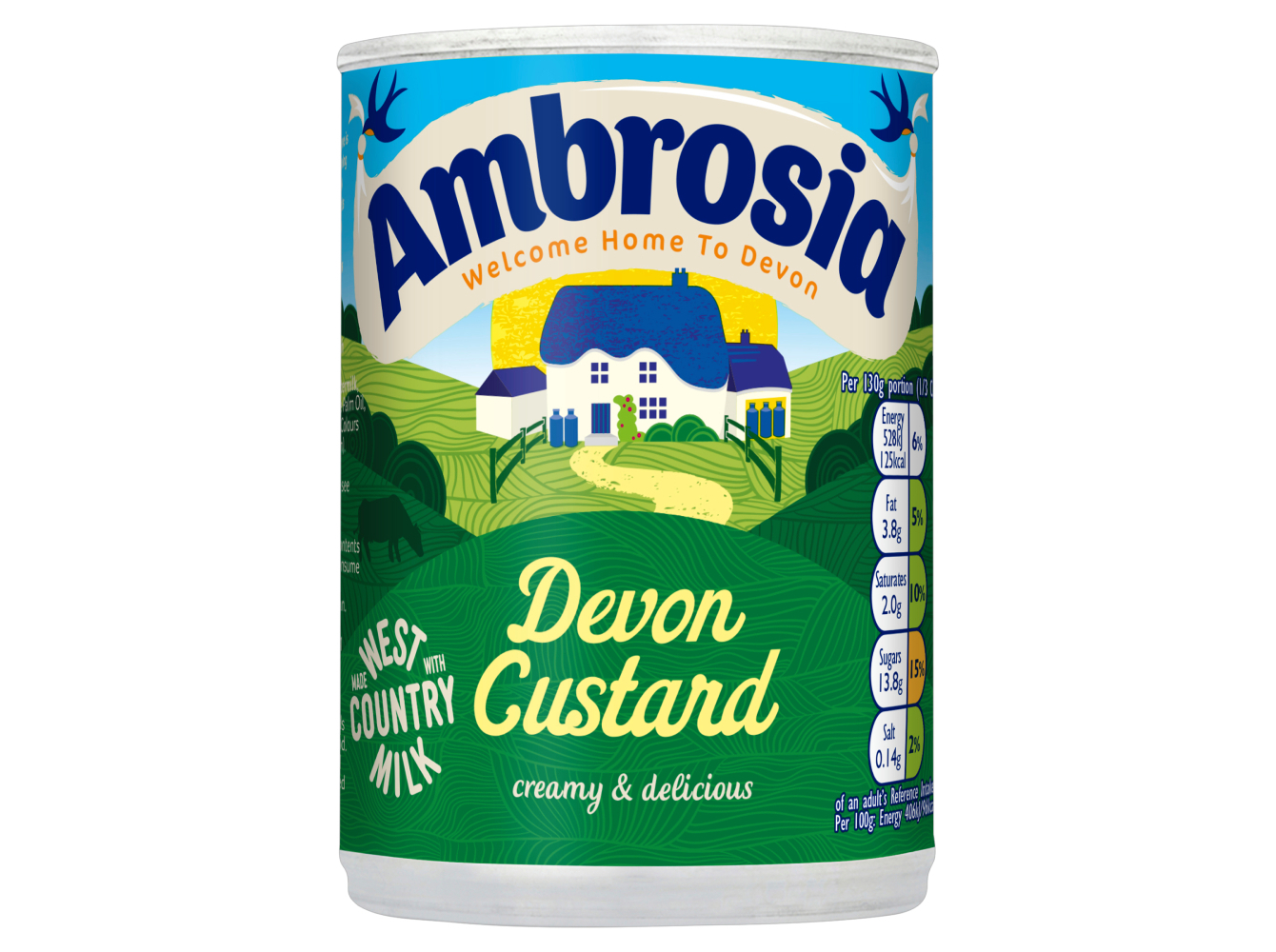 Sobremesa Ambrosia Devon Custard Can 400g