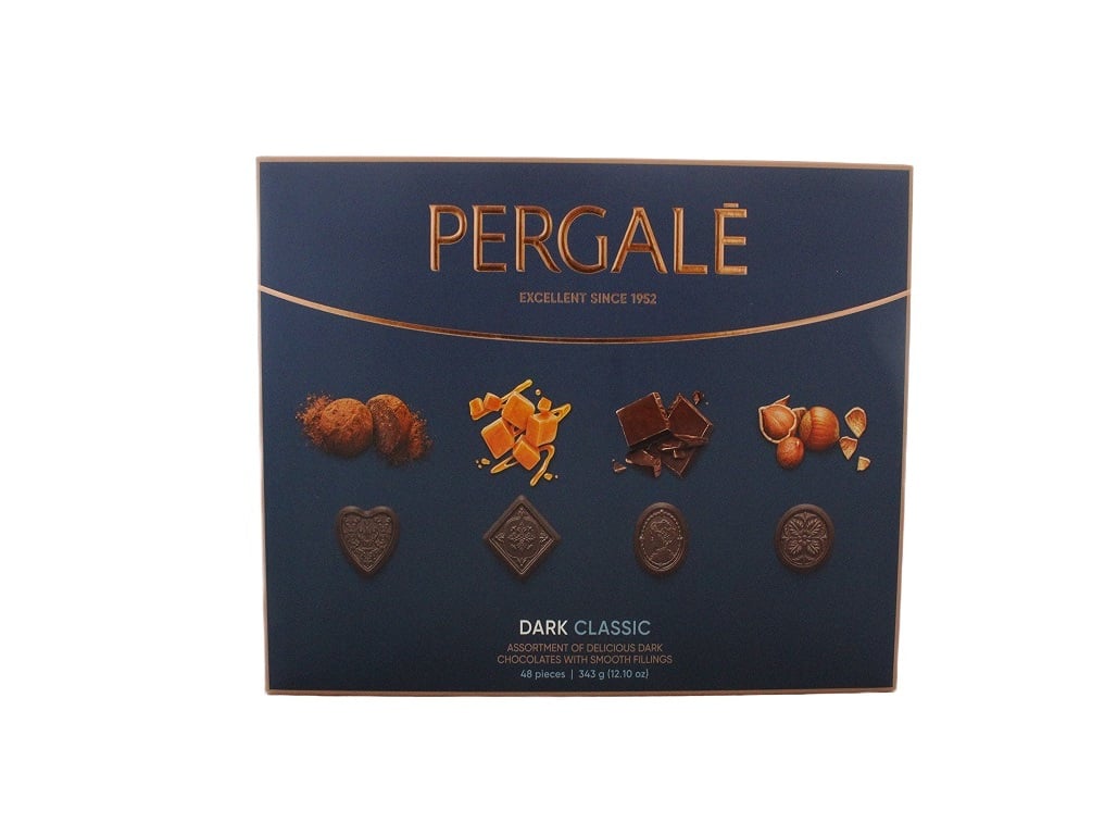 Bombons Pergale Choc.negro 343g