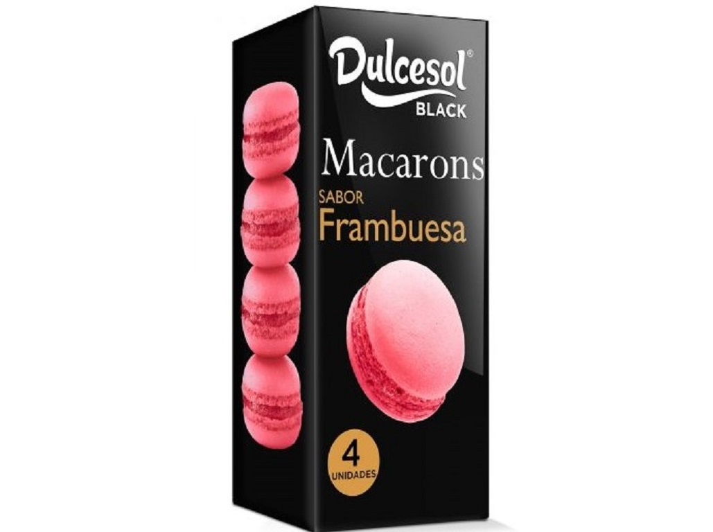 Macarons Dulcesol Sabor Framboesa 4un 70g