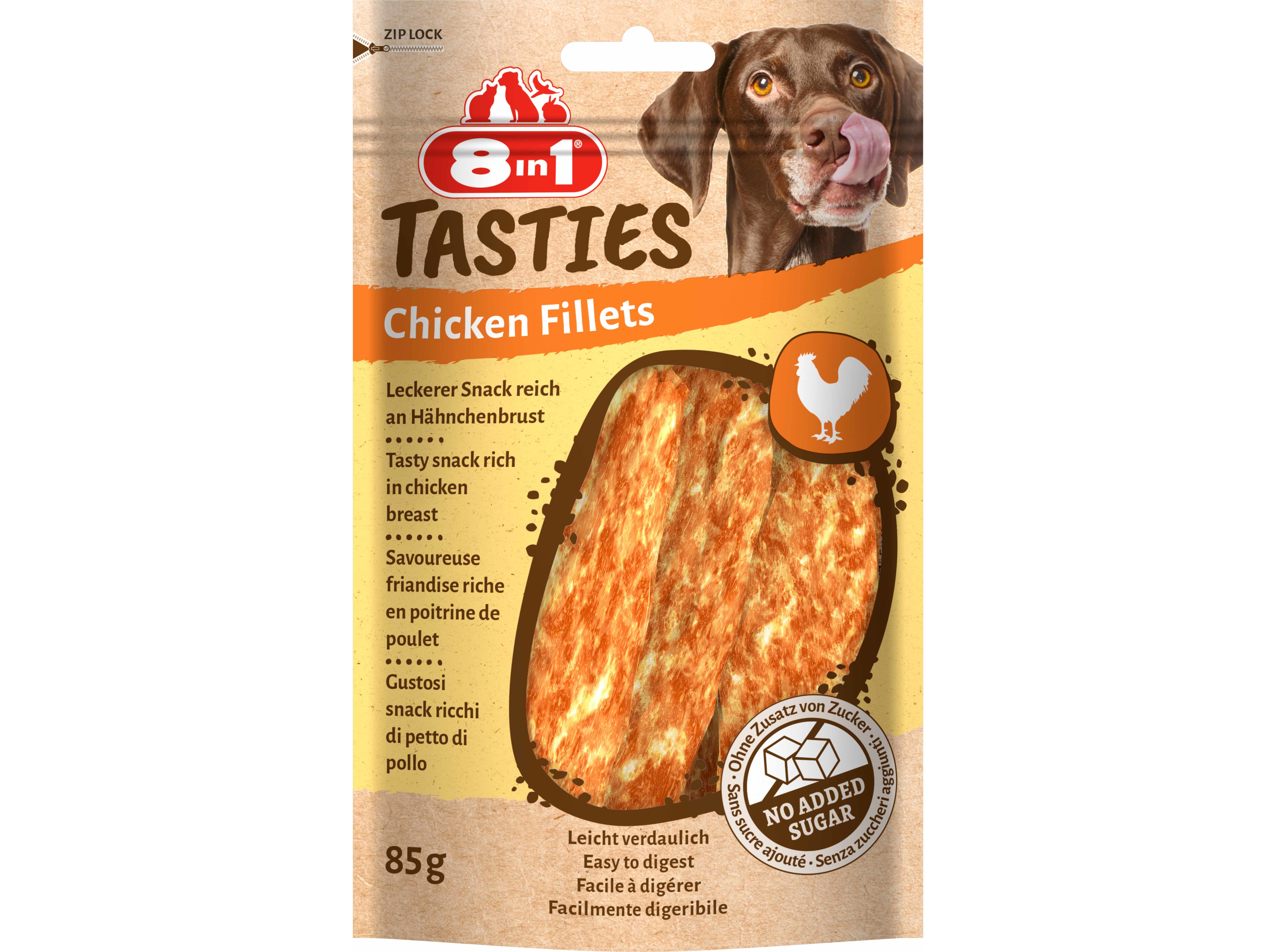 Snacks Cão 8in1 Chicken Fillets 85g