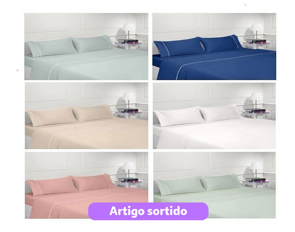 Jogo Cama Solteiro Homespecial Artigo Sortido 160x270cm