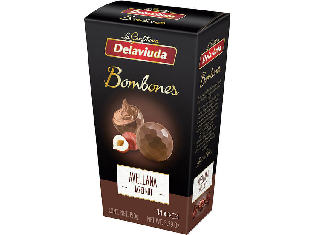 Bombons Delaviuda Chocolate Com Avelãs 150g