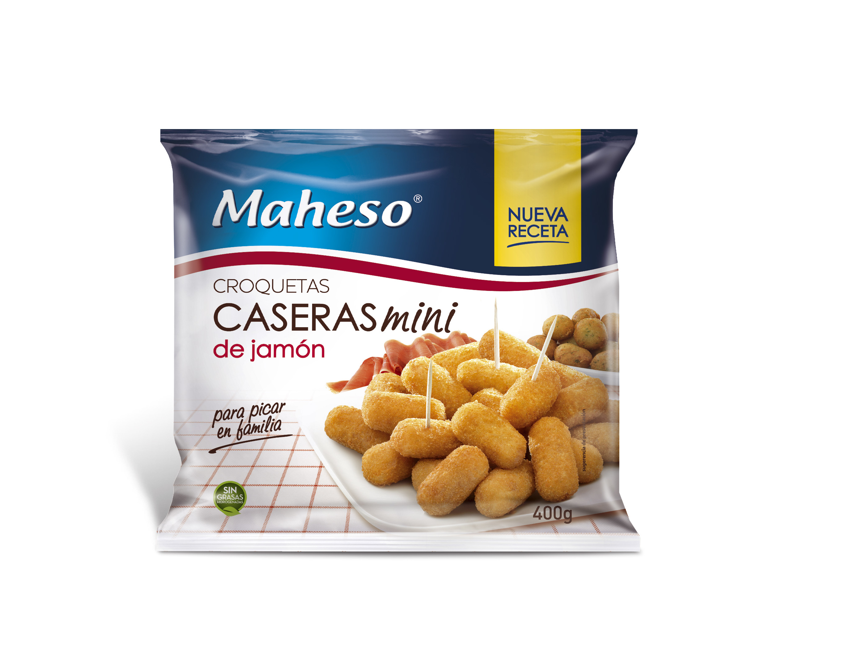 Mini Croquetes Maheso Presunto 400g