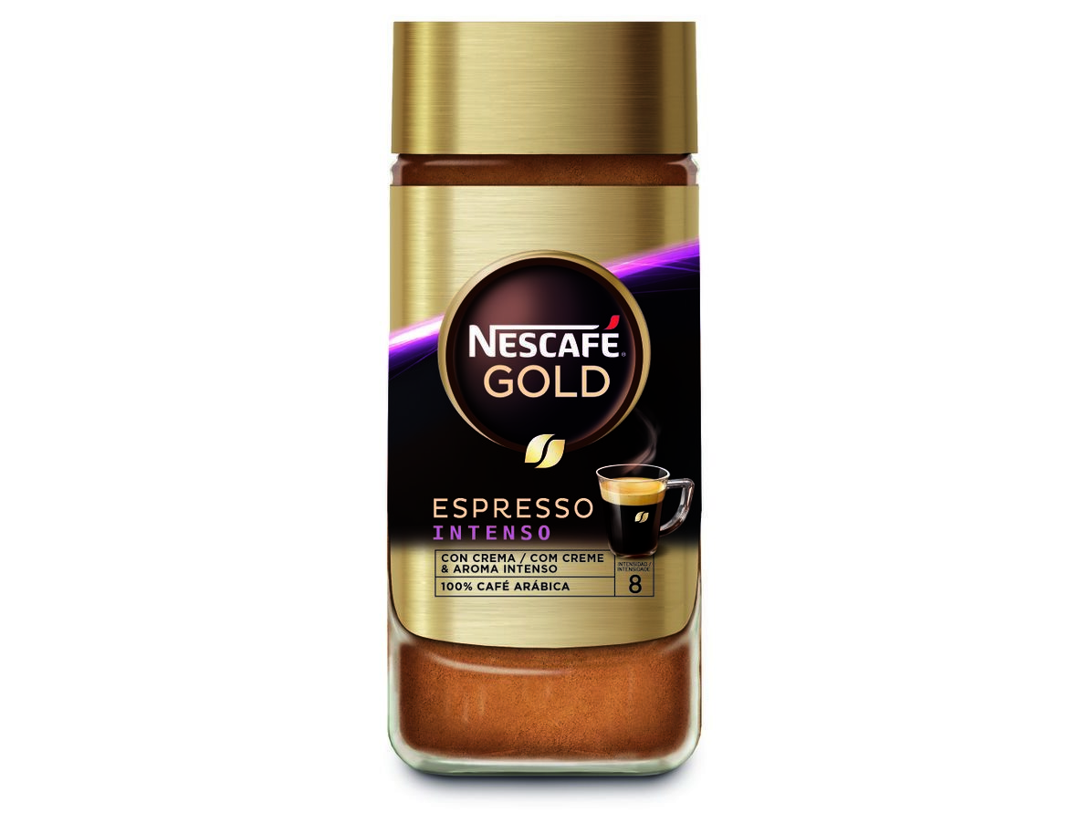 Café Nescafé Solúvel Gold Espresso Intenso 100g