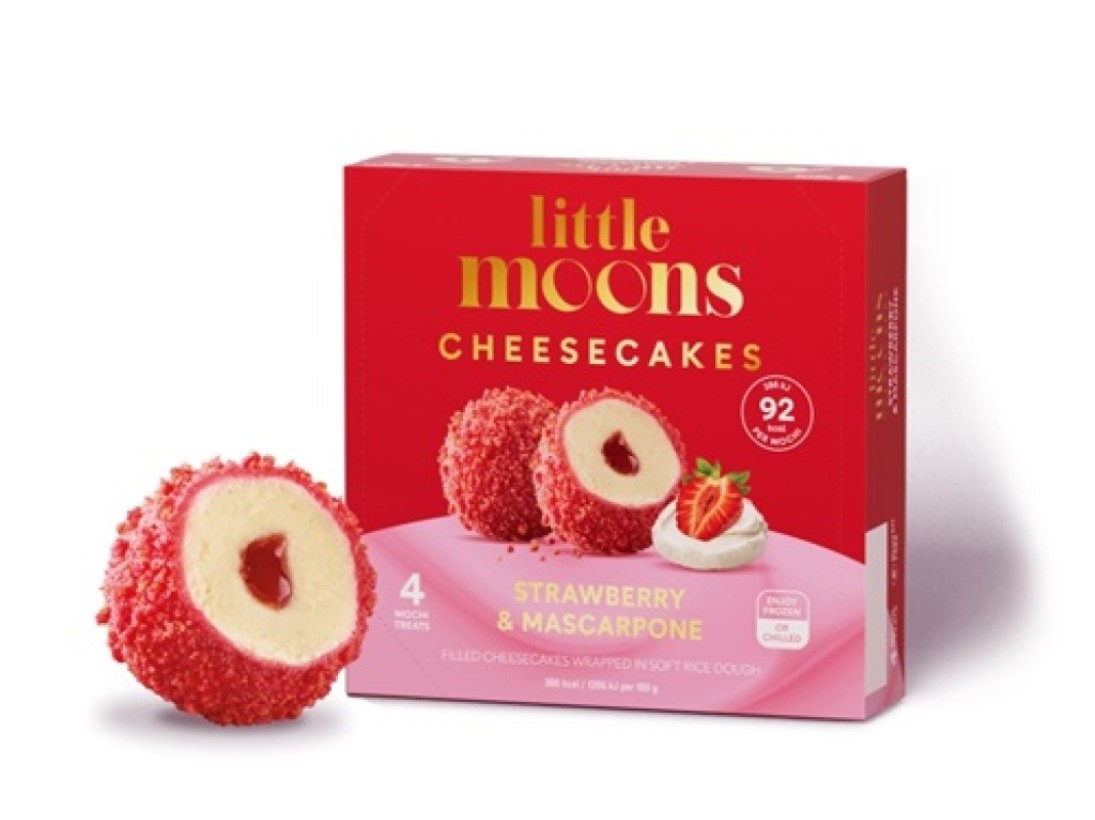 Gelado Mochi Little Moons Morang/mascarp 120g(4un)