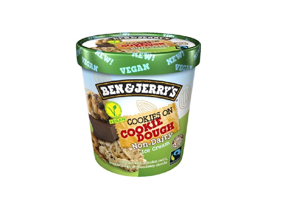 Gelado B&j Cookie Dough Vegan 465ml