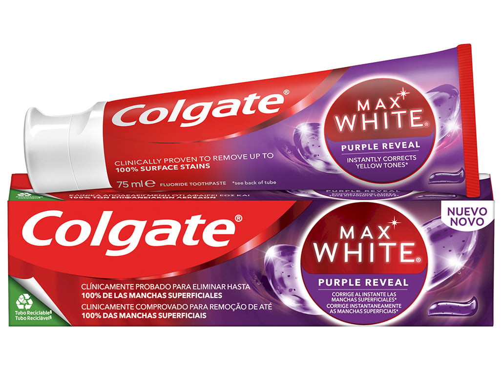 Pasta Dentífrica Colgate Max White Purple 75ml