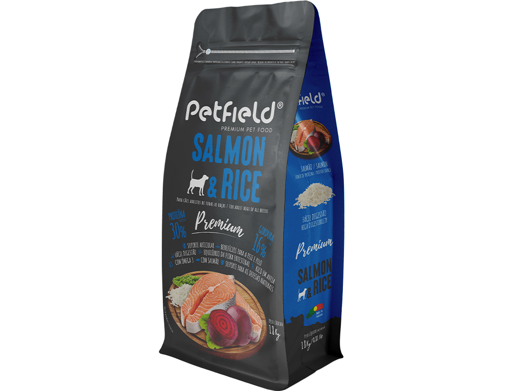 Premium Salmon & Rice 18 KG Petfield