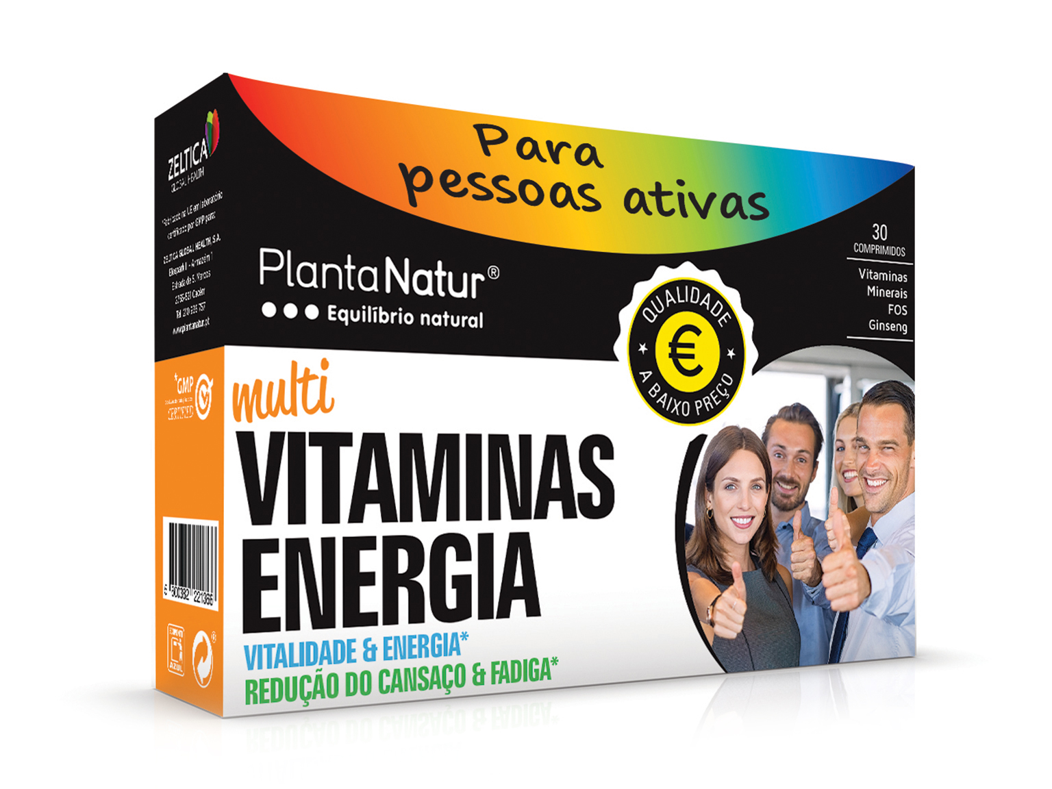 Suplemento Plantanatur Multivitaminas Energia 30 Comp