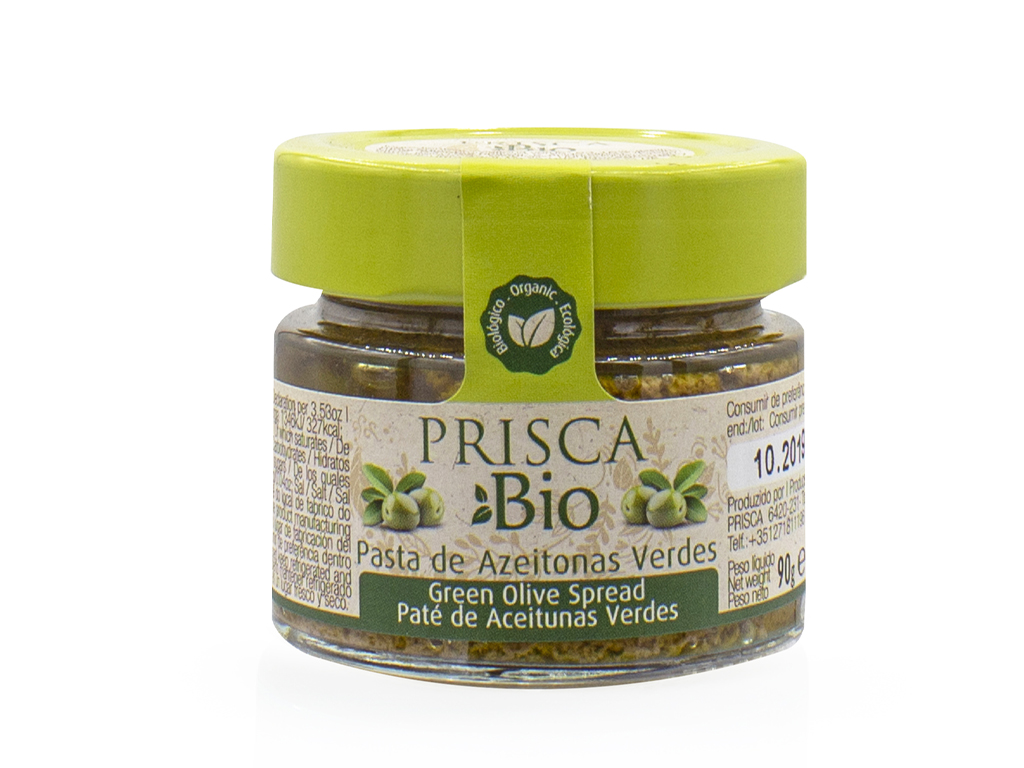 Pasta Azeitona Prisca Verde Bio 90g