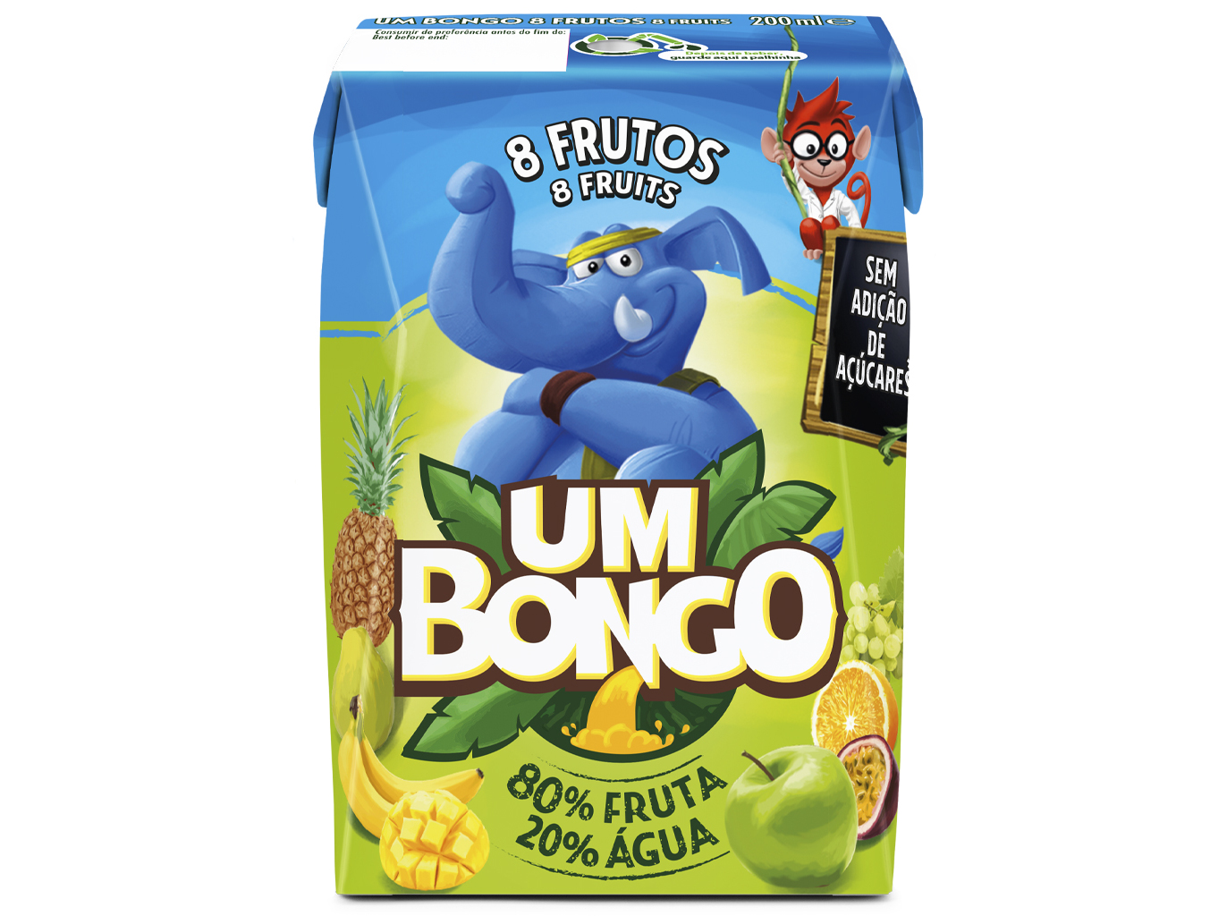 Néctar Um Bongo 8 Frutos 0.20l