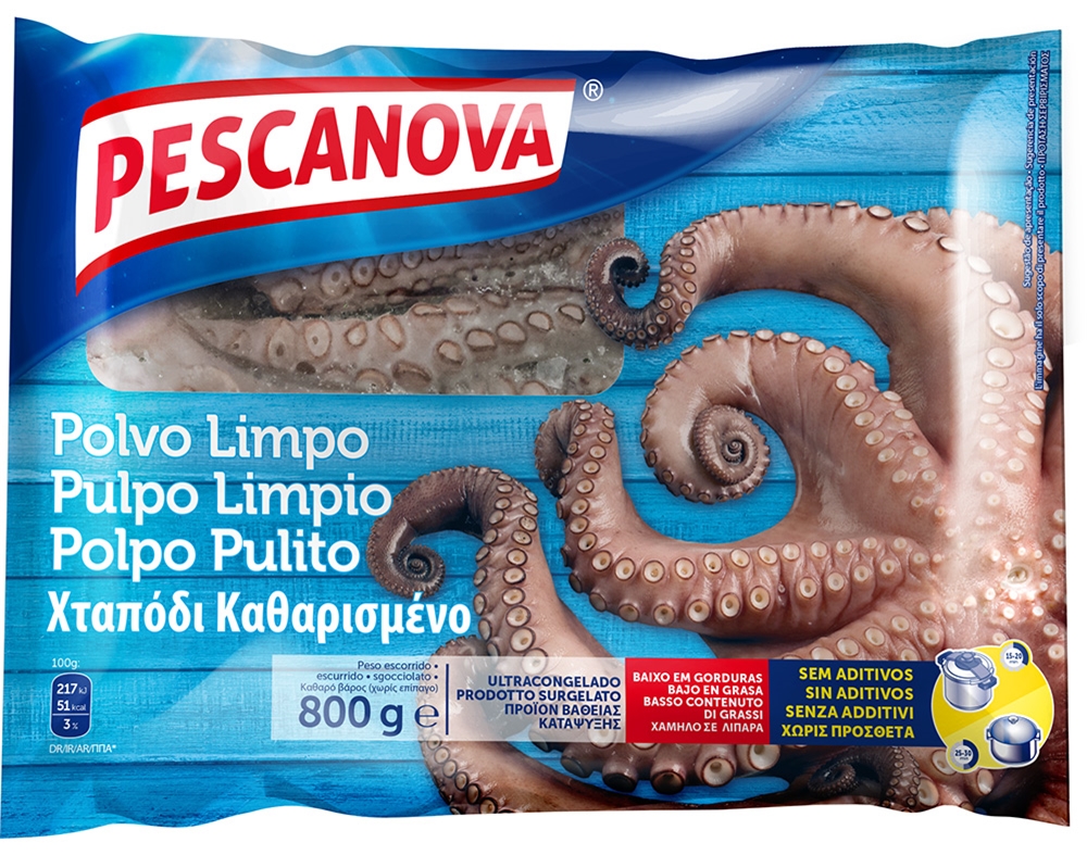 Polvo Pescanova Limpo 800g