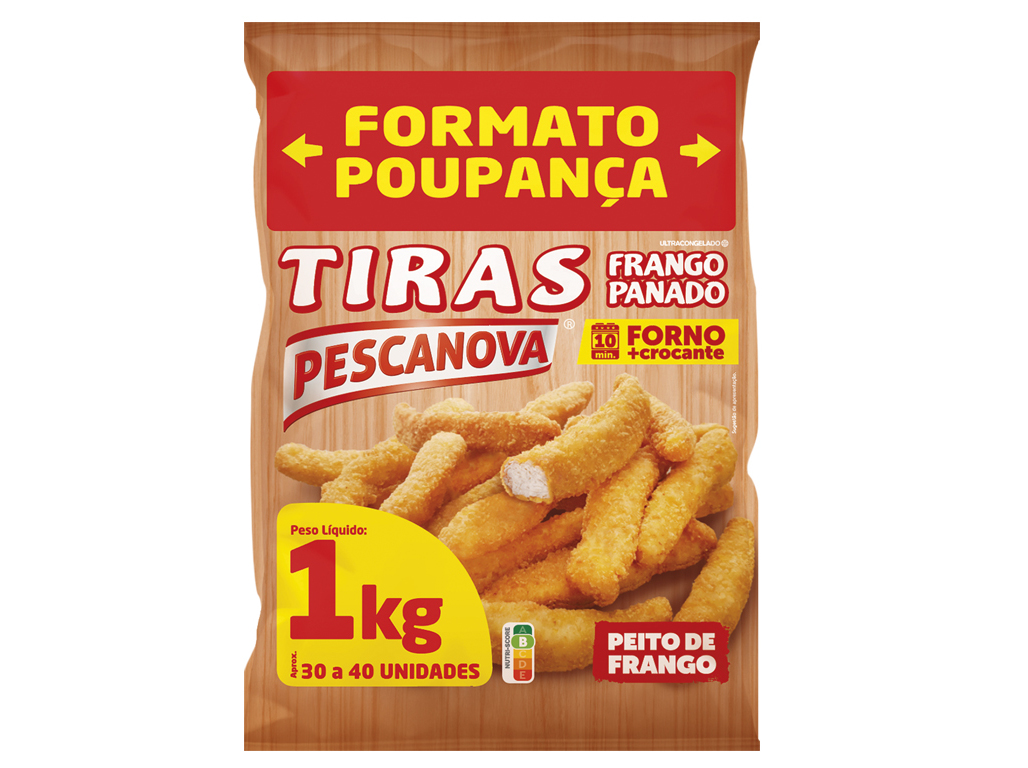 Tiras Pescanova Frango Panado 1kg