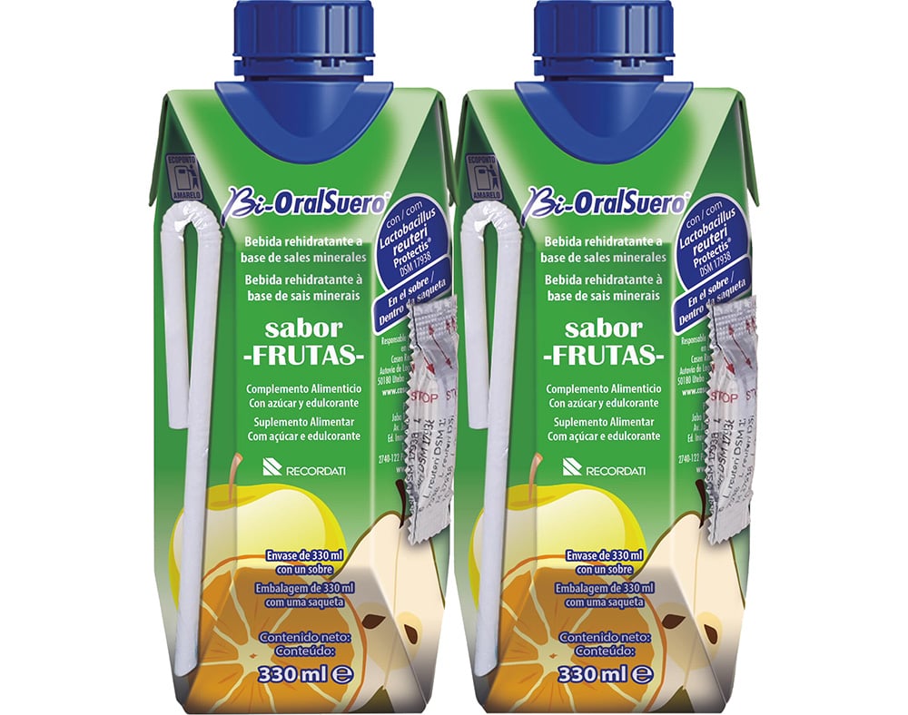 Suplemento Bi-oralsuero Frutas 2x330 Ml