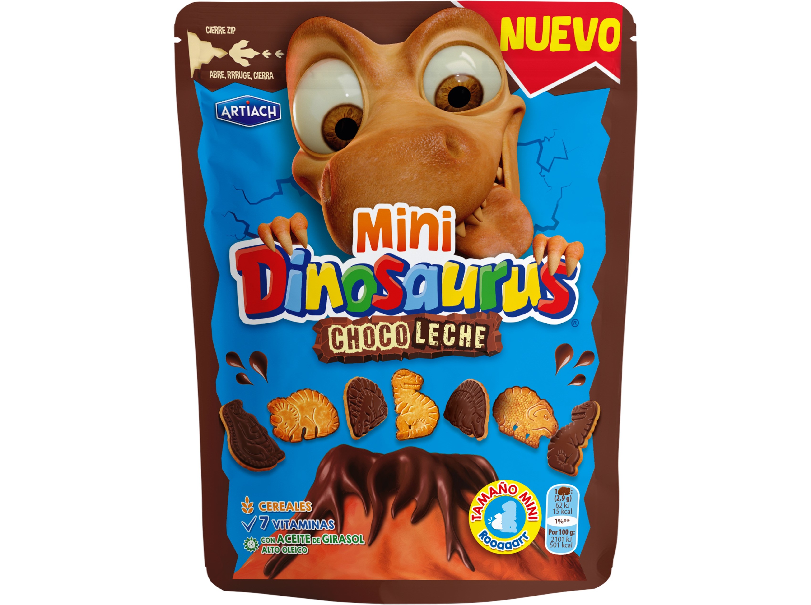 Bolachas Artiach Minidinos Dp Choco Leite 120g