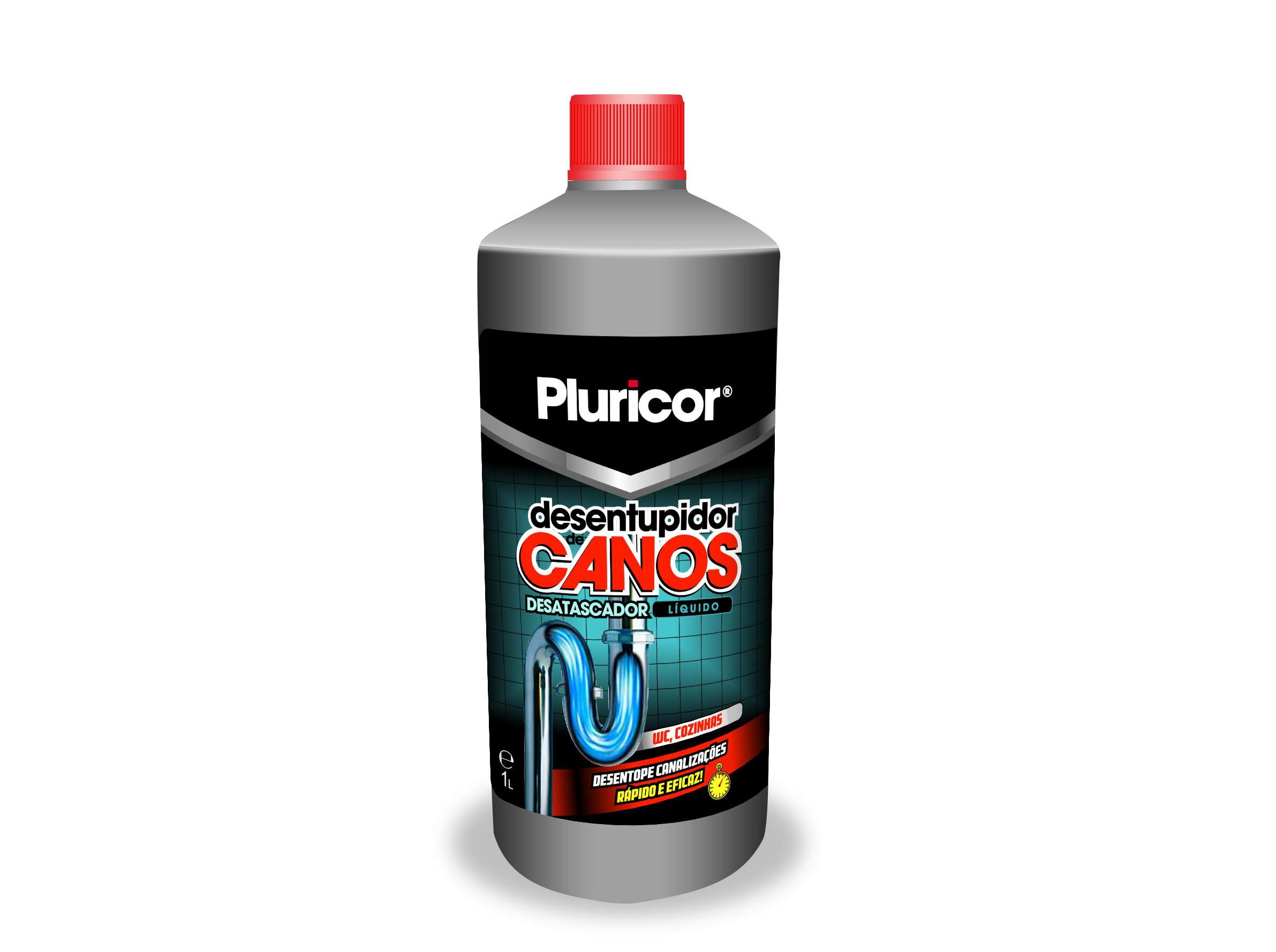 Desentupidor De Canos Pluricor Forte 1kg