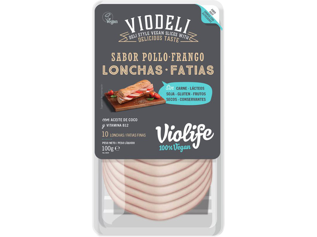 Preparado Vegan Violife Fatiado Sabor A Frango 100g