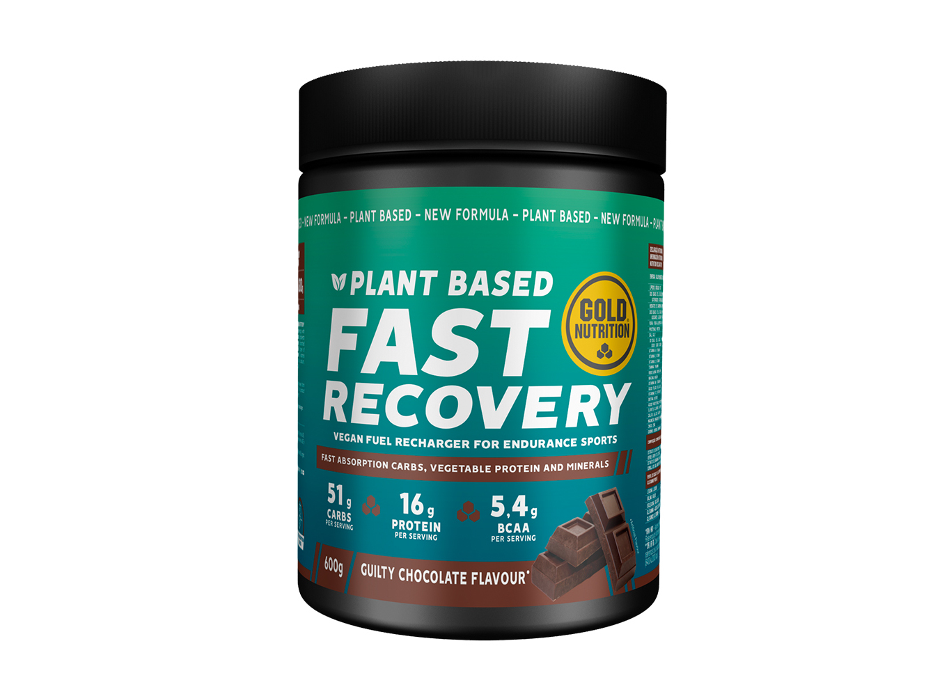 Faste Recovery Goldnutrition Vegan Choco 600g