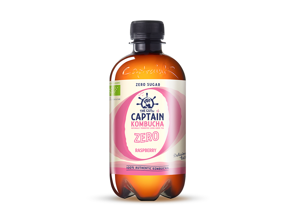 Chá Fermentado Captain Kombucha Fambroesa Zero Bio 400ml