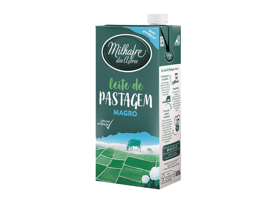 Leite De Pastagem Milhafre Magro 1l