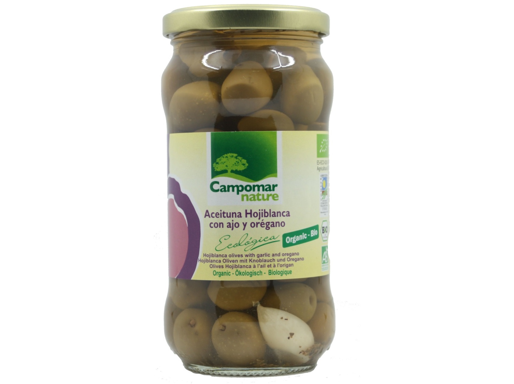 Azeitonas Campomar Nature Hojiblanca Bio 200g