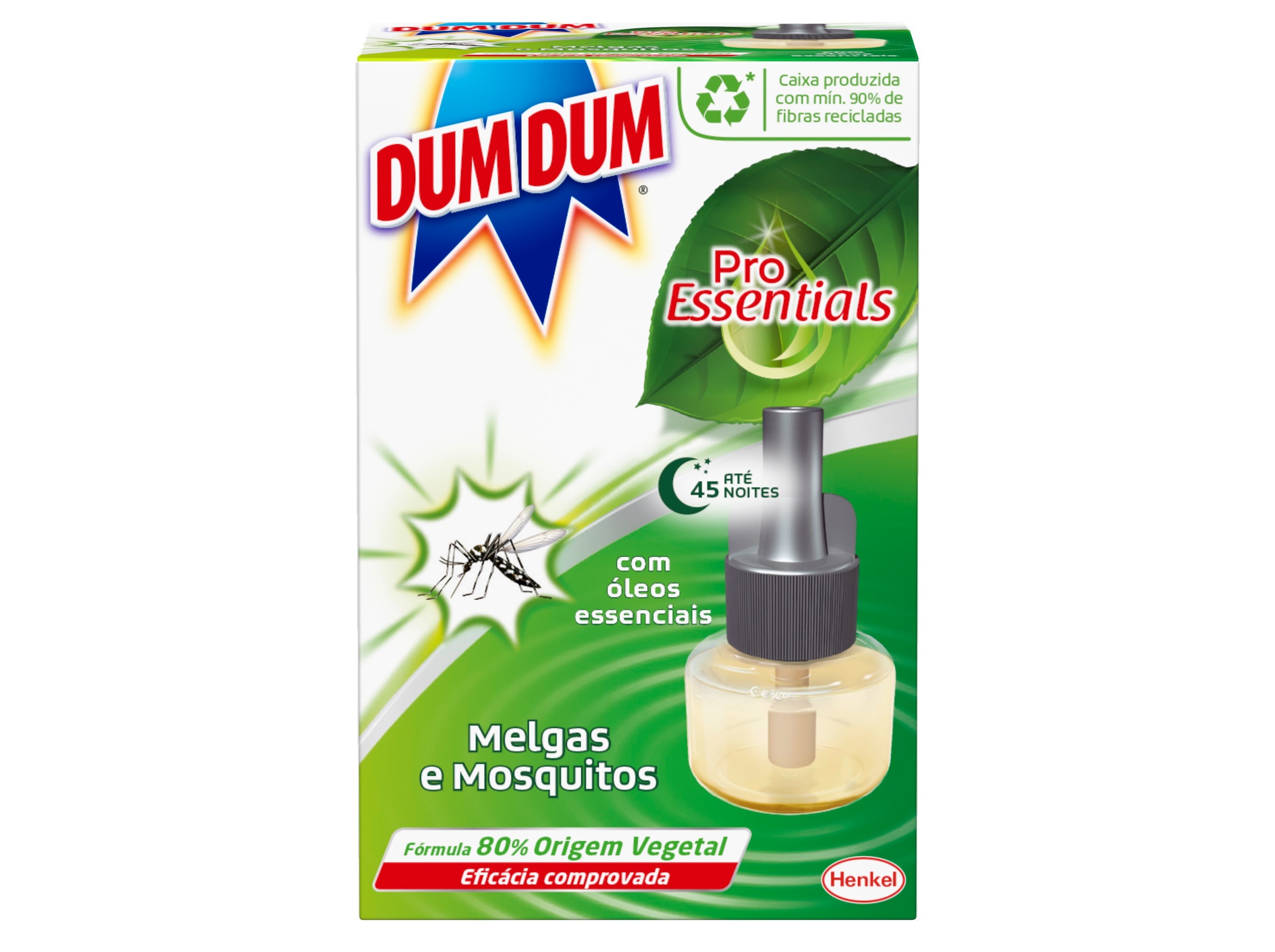 Insecticida Regarga Dum Dum Pro Essentials 45 Noites