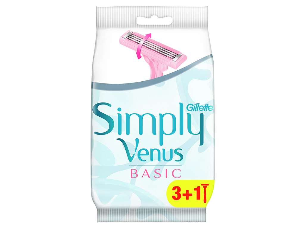 GILLETTE VENUS 3 SIMPLY BASIC 3+1