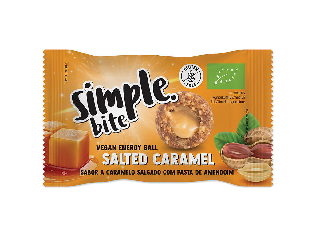 Bola Energética Simple Salted Caramel 30 G