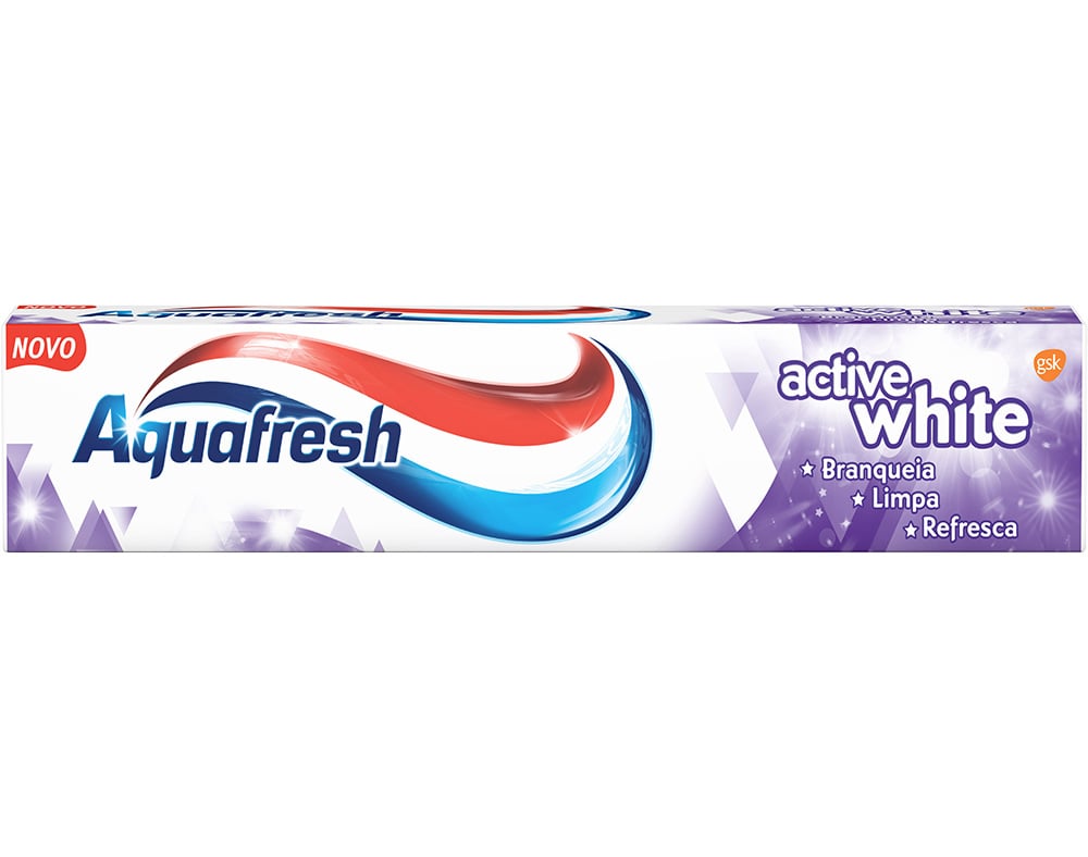 Pasta Aquafresh Dentífrica Active White 125ml