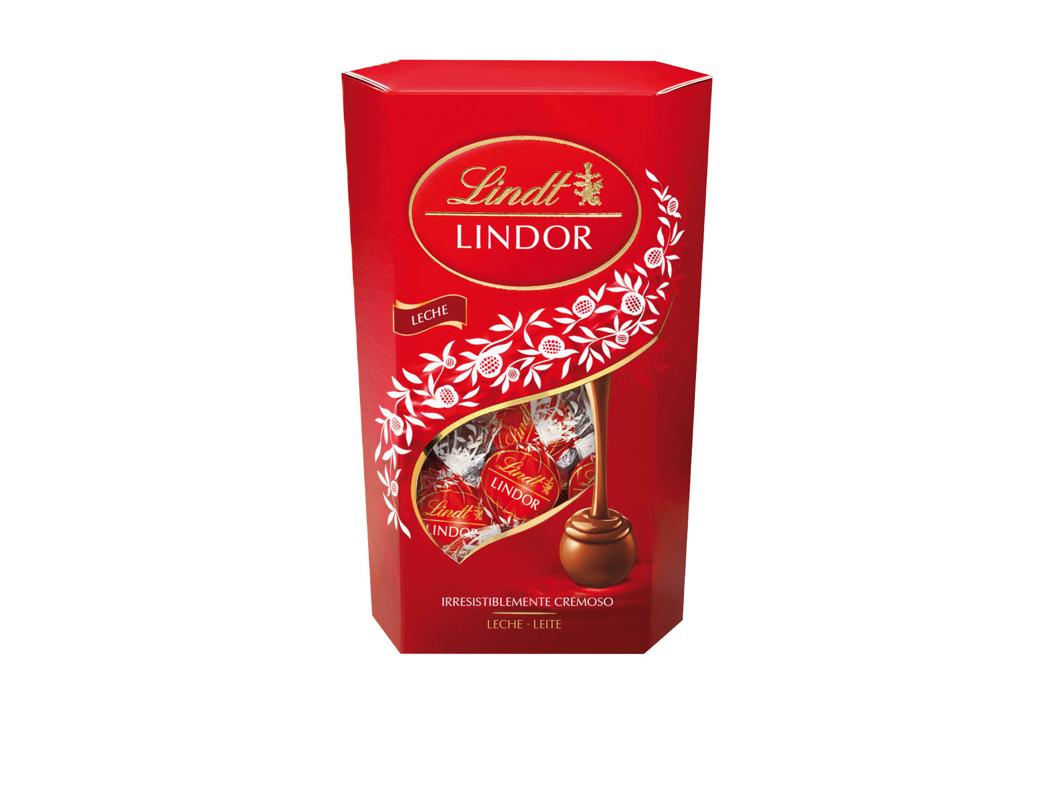 Bombons Lindor Cornet Leite 600g