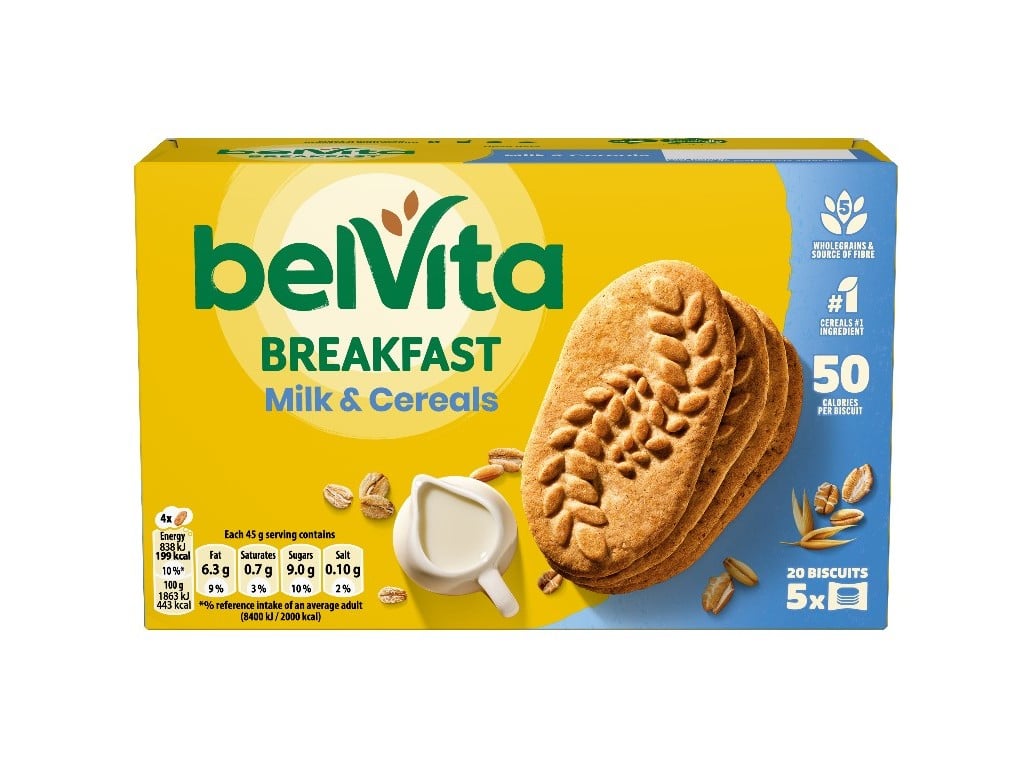 Bolacha Belvita Leite E Cereais 225g