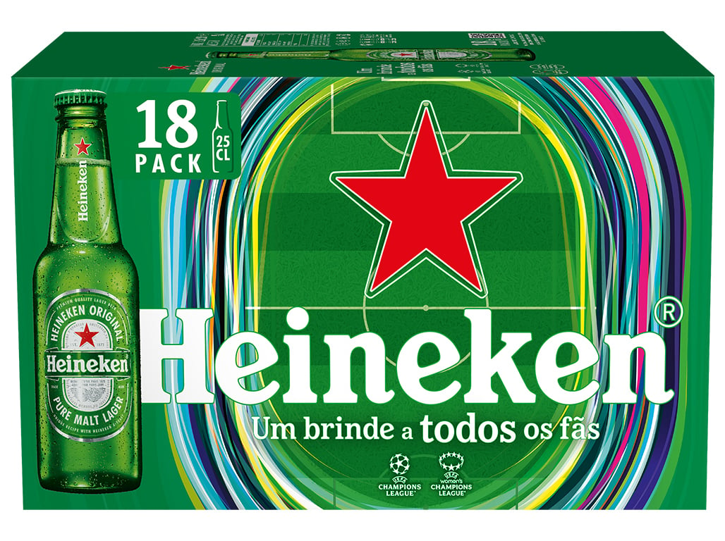 Cerveja Heineken Premium 18x0.25l