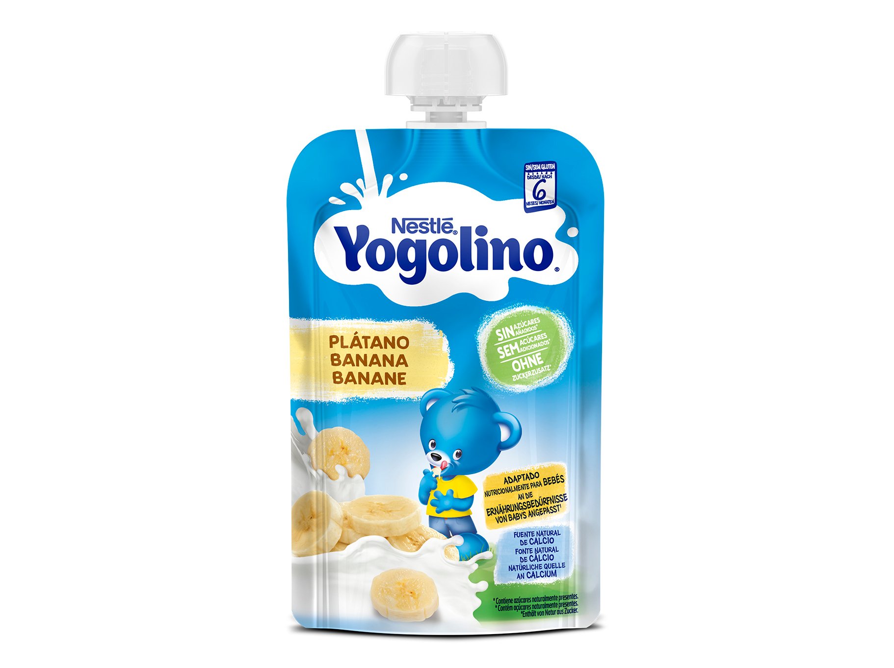 YOGOLINO SABOR PLÁTANO POUCHE 100 GR