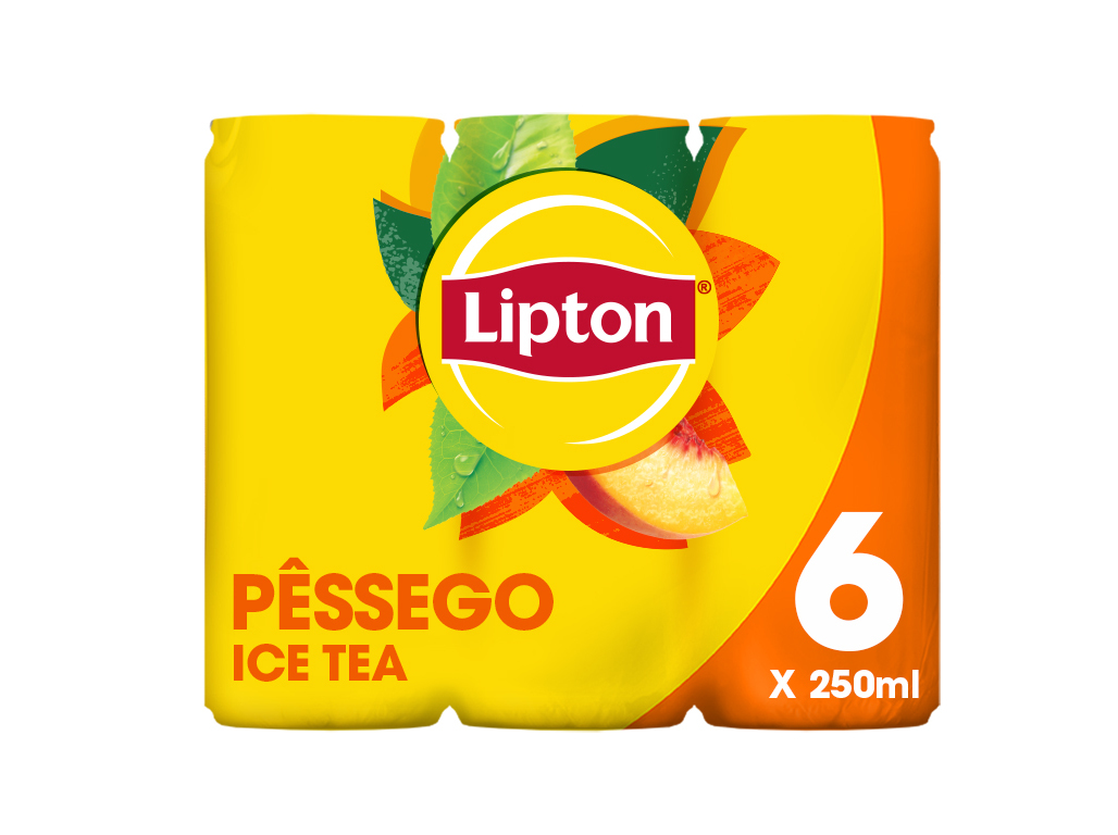 Ice Tea Lipton Pêssego 6x0.25l