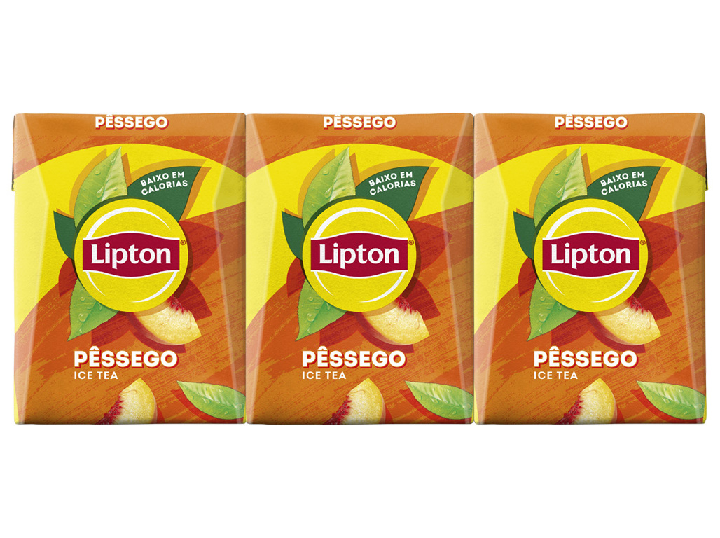 Ice Tea Lipton Pêssego 3x0.20l