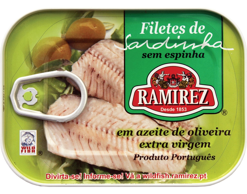 Filetes de Sardina en Aceite de Oliva Virgen Extra 100g - Pescado