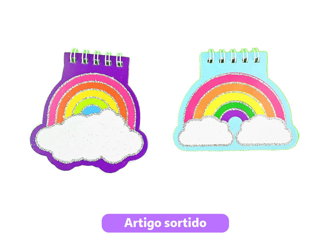 Bloco De Notas Do Art Rainbow Modelos Sortidos